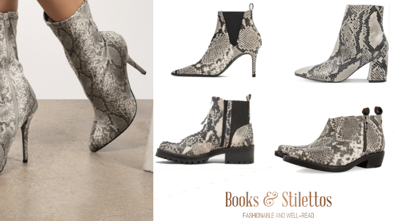 Books and Stilettos_5 Shoe Styles 1 Snakeskin Print